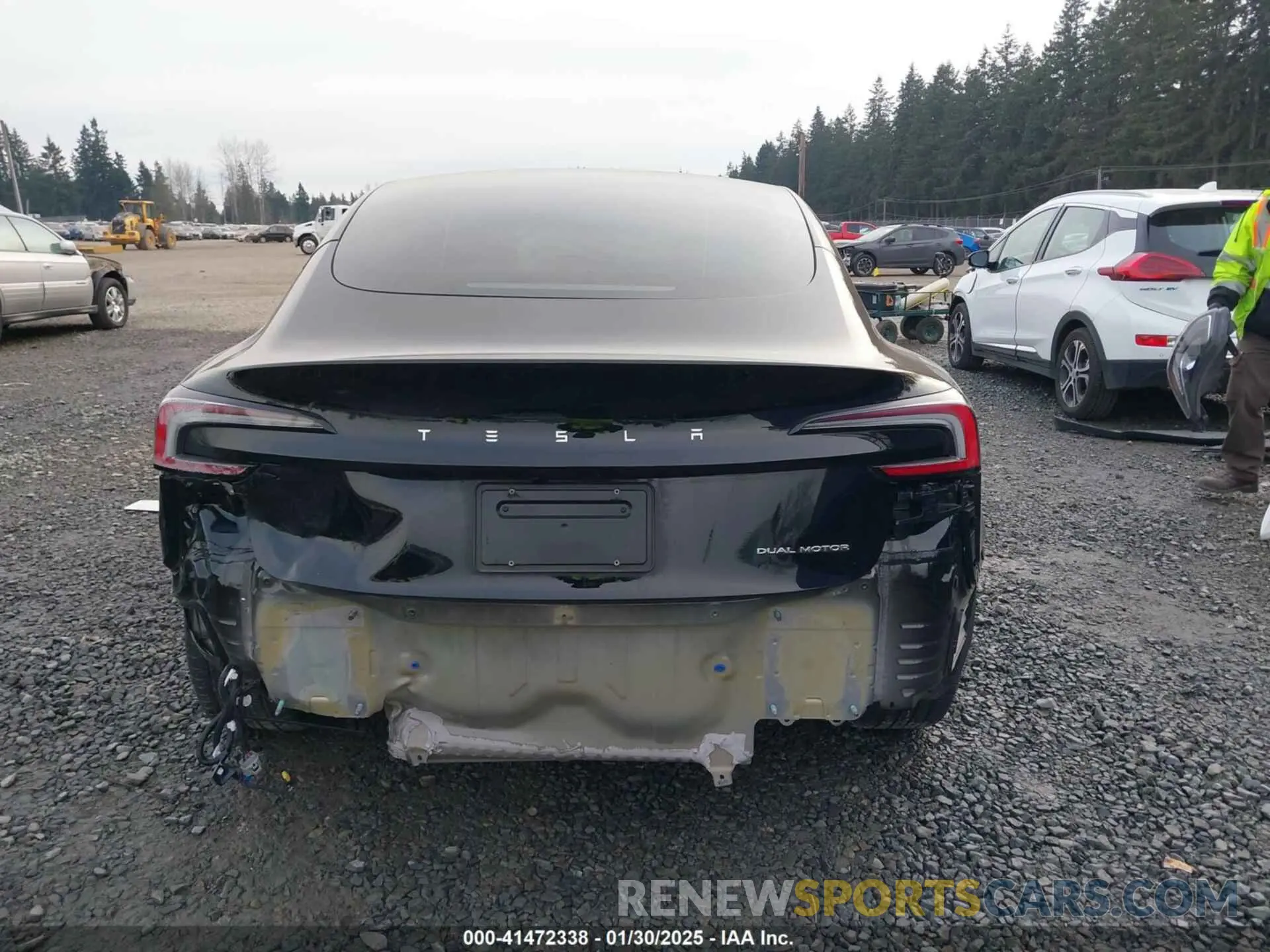 6 fotografías del automóvil dañado 5YJ3E1EB3RF793632 TESLA MODEL 3 2024