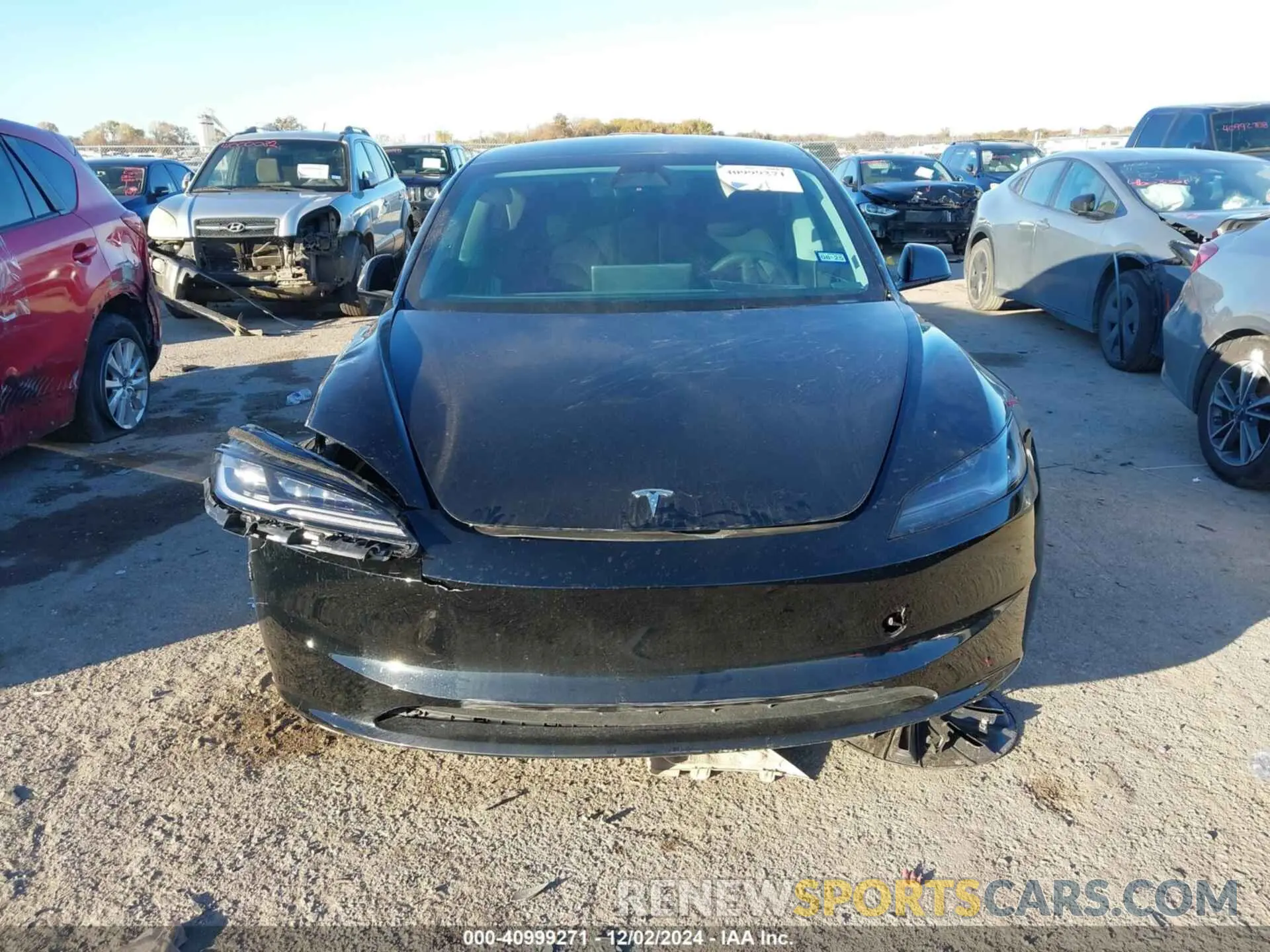 11 fotografías del automóvil dañado 5YJ3E1EB3RF800644 TESLA MODEL 3 2024