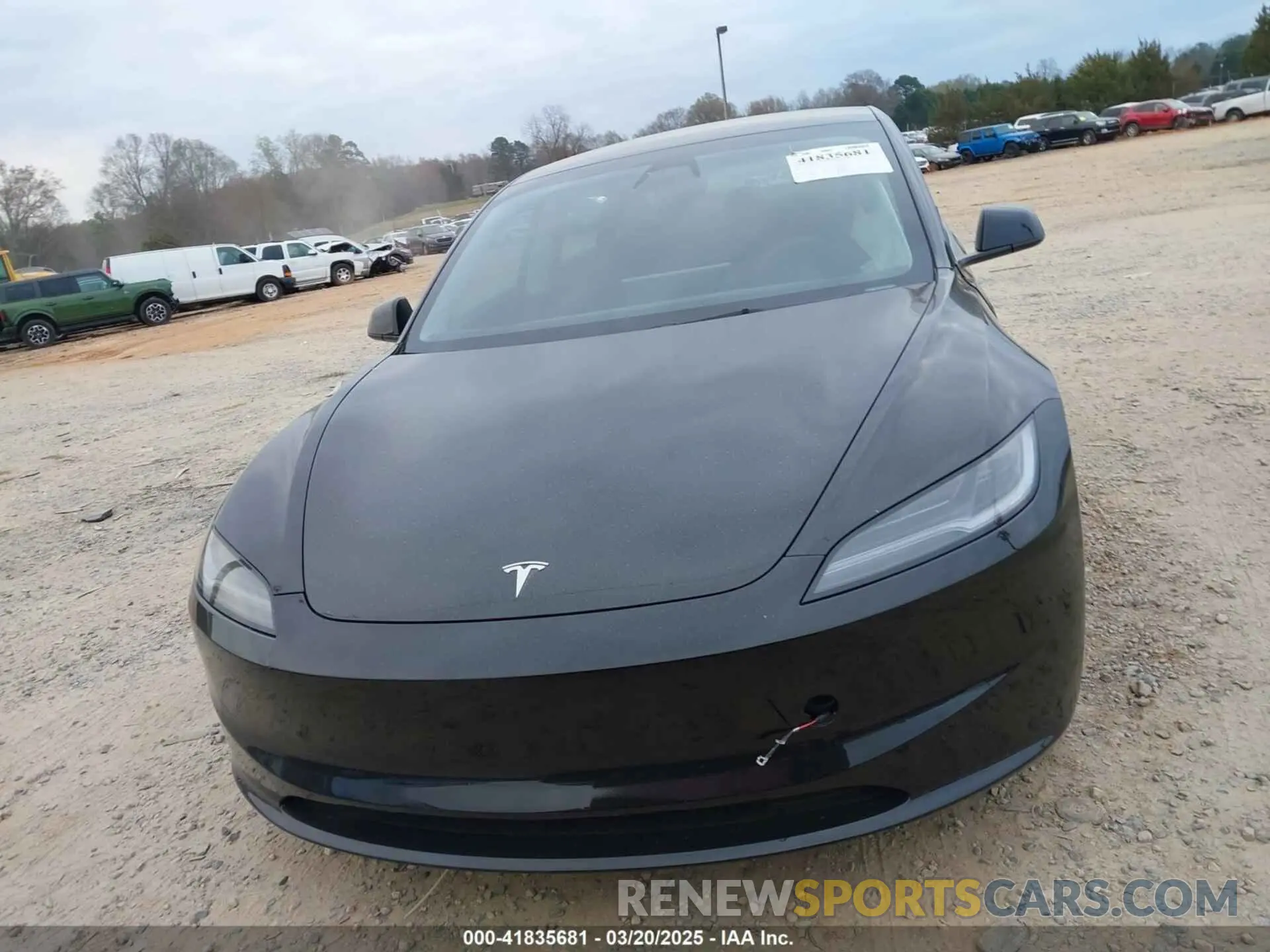 11 fotografías del automóvil dañado 5YJ3E1EB3RF807688 TESLA MODEL 3 2024