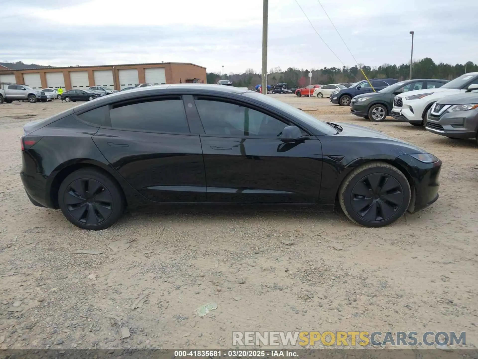 12 fotografías del automóvil dañado 5YJ3E1EB3RF807688 TESLA MODEL 3 2024