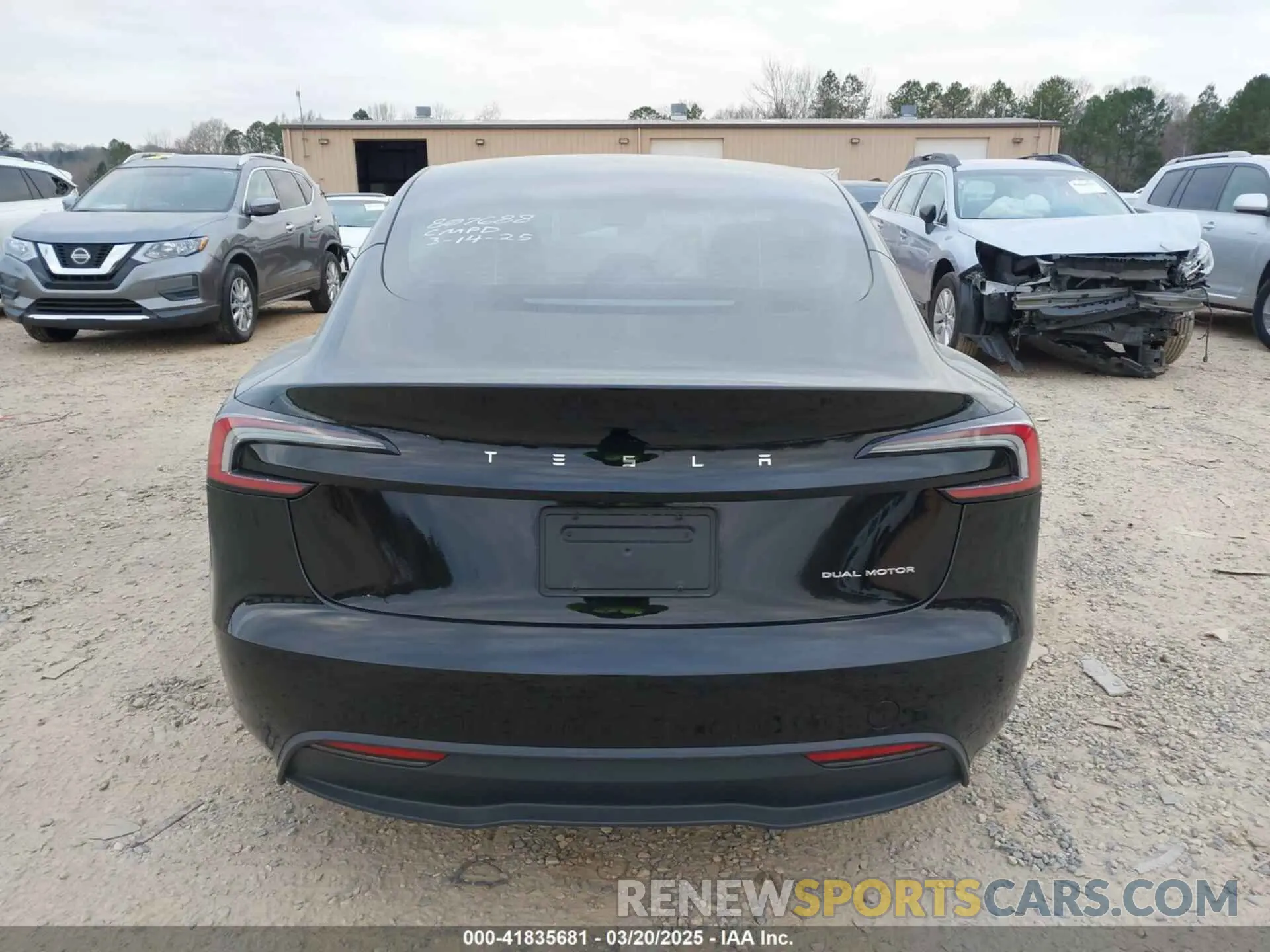 15 fotografías del automóvil dañado 5YJ3E1EB3RF807688 TESLA MODEL 3 2024