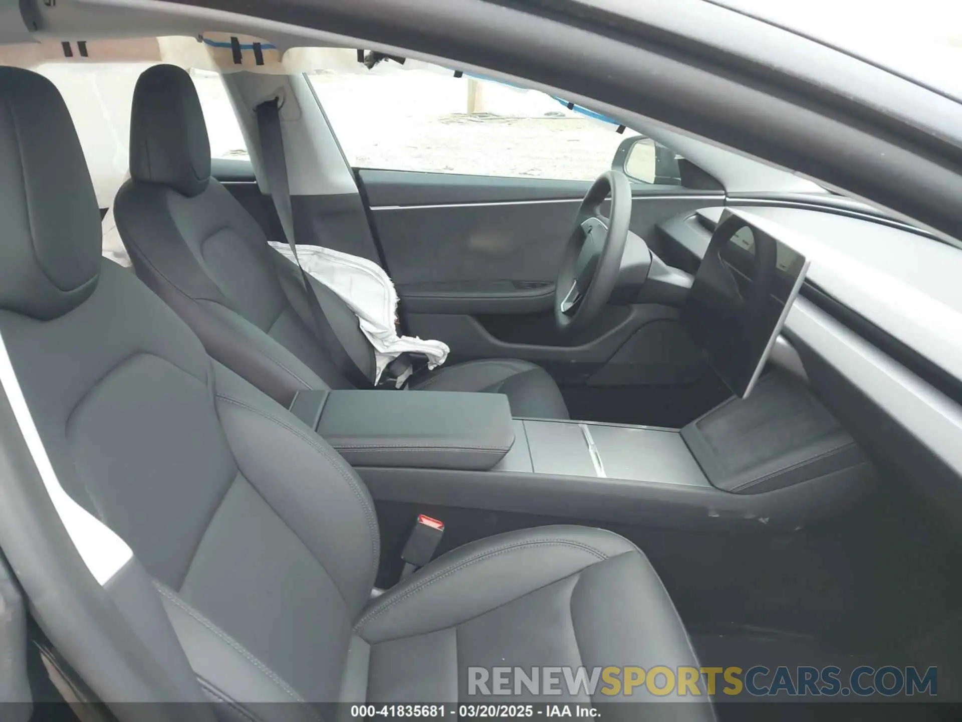 5 fotografías del automóvil dañado 5YJ3E1EB3RF807688 TESLA MODEL 3 2024