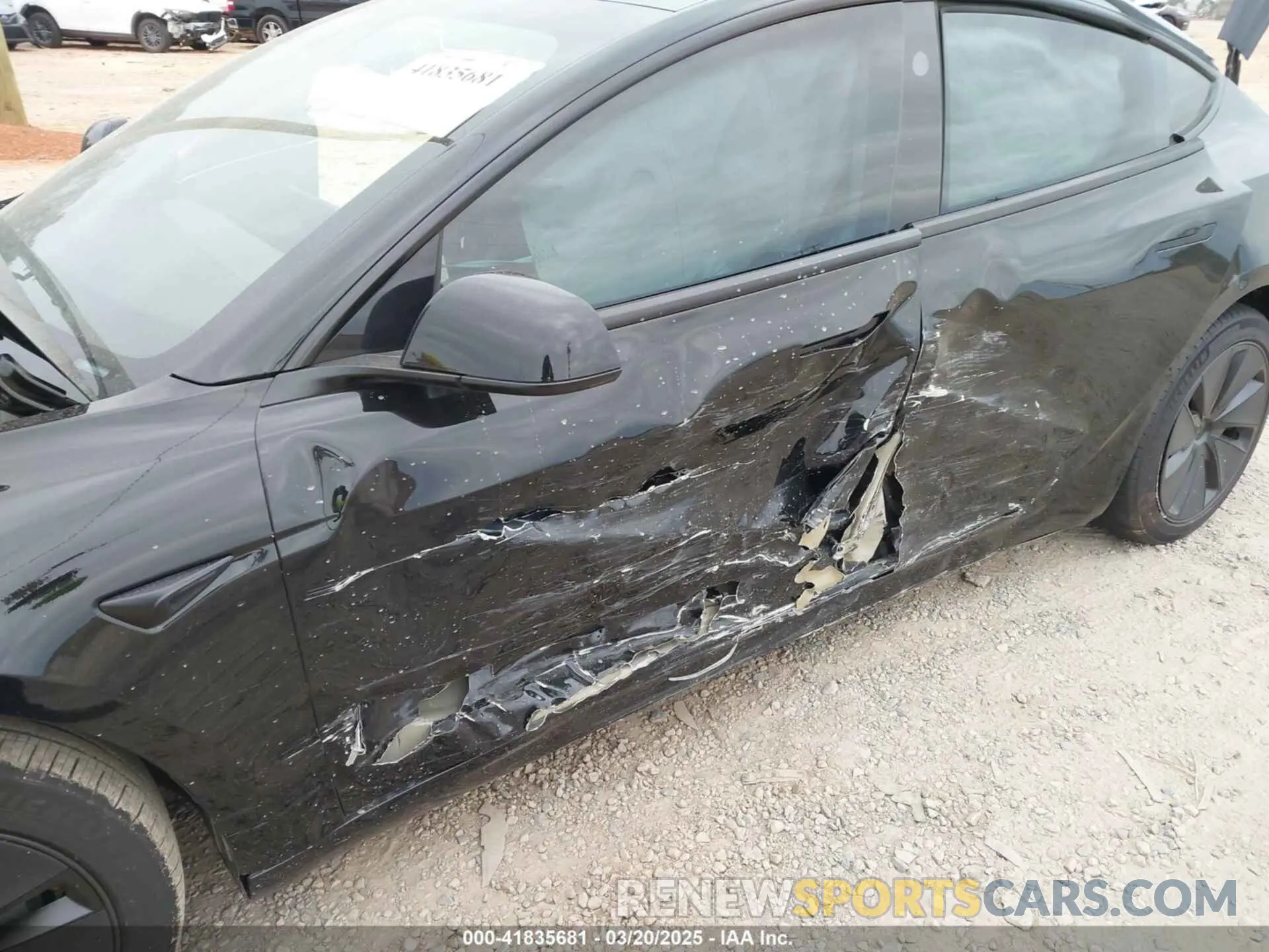 6 fotografías del automóvil dañado 5YJ3E1EB3RF807688 TESLA MODEL 3 2024