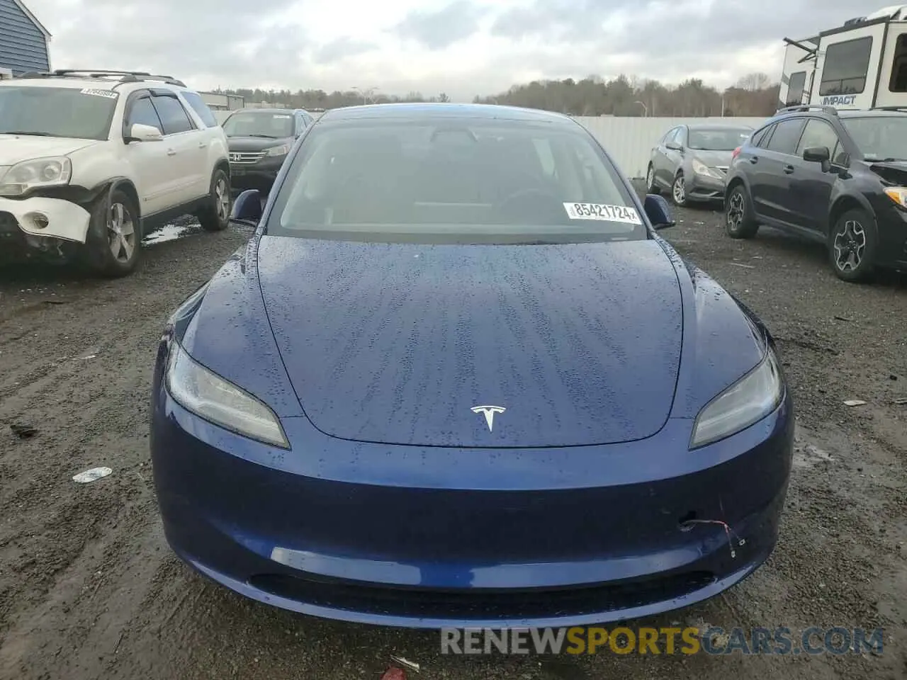 5 fotografías del automóvil dañado 5YJ3E1EB3RF817170 TESLA MODEL 3 2024