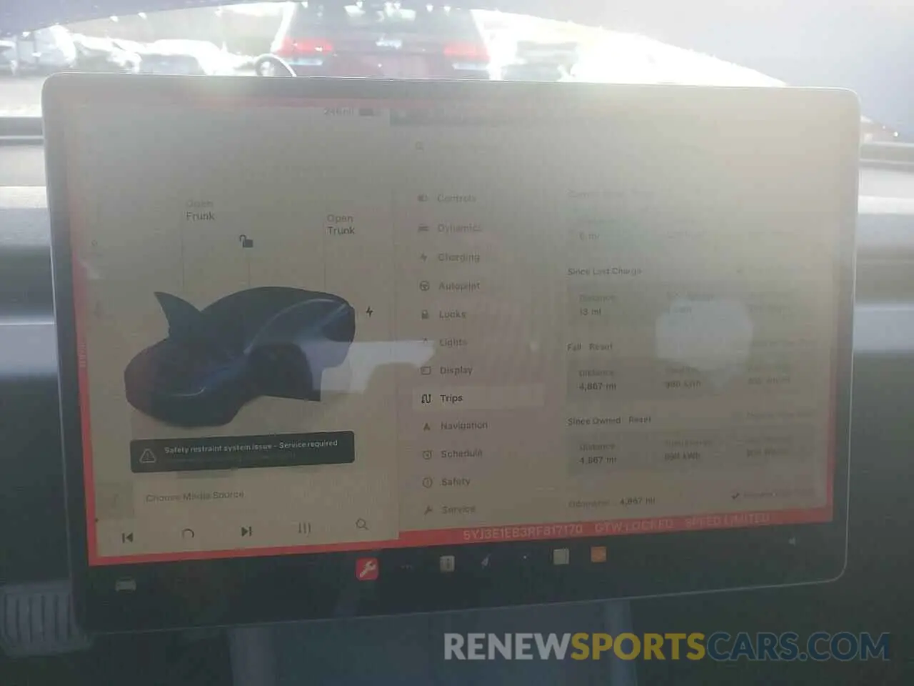 9 fotografías del automóvil dañado 5YJ3E1EB3RF817170 TESLA MODEL 3 2024