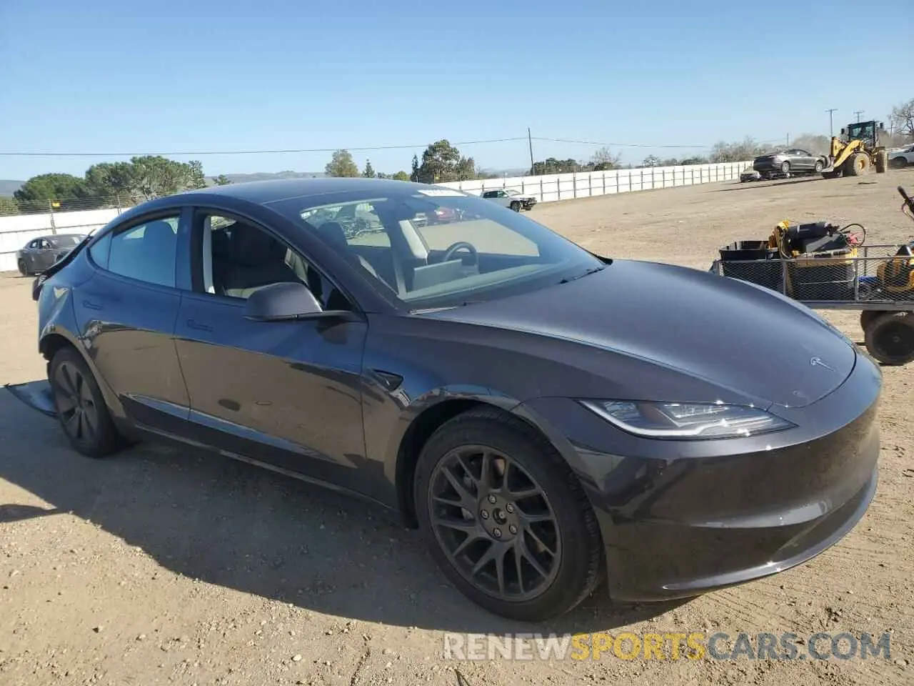 4 fotografías del automóvil dañado 5YJ3E1EB3RF834793 TESLA MODEL 3 2024