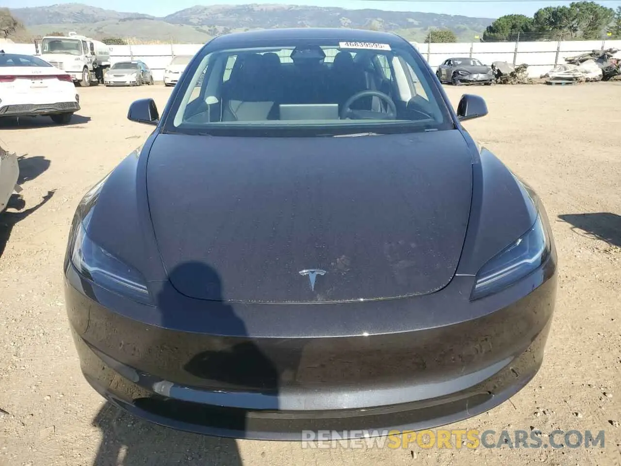 5 fotografías del automóvil dañado 5YJ3E1EB3RF834793 TESLA MODEL 3 2024