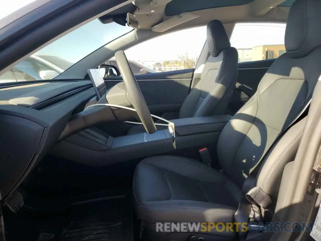 7 fotografías del automóvil dañado 5YJ3E1EB3RF834793 TESLA MODEL 3 2024