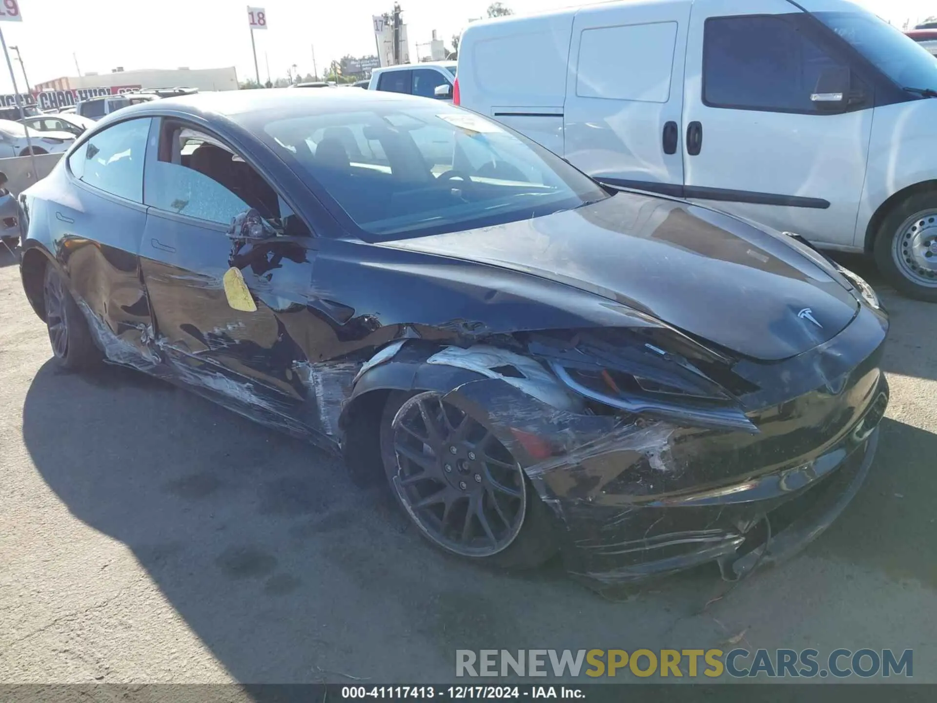 1 fotografías del automóvil dañado 5YJ3E1EB4RF730796 TESLA MODEL 3 2024