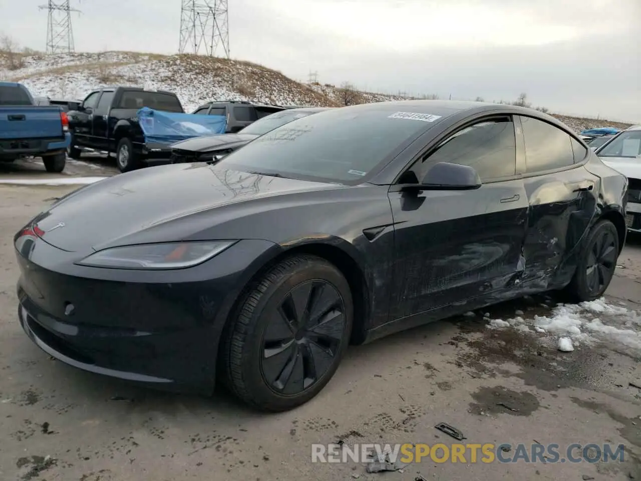 1 fotografías del automóvil dañado 5YJ3E1EB4RF735979 TESLA MODEL 3 2024