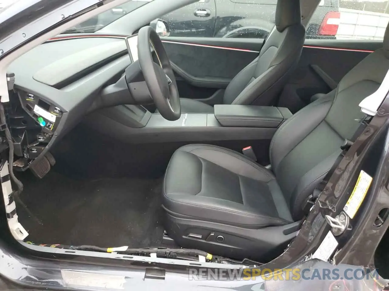 7 fotografías del automóvil dañado 5YJ3E1EB4RF743063 TESLA MODEL 3 2024