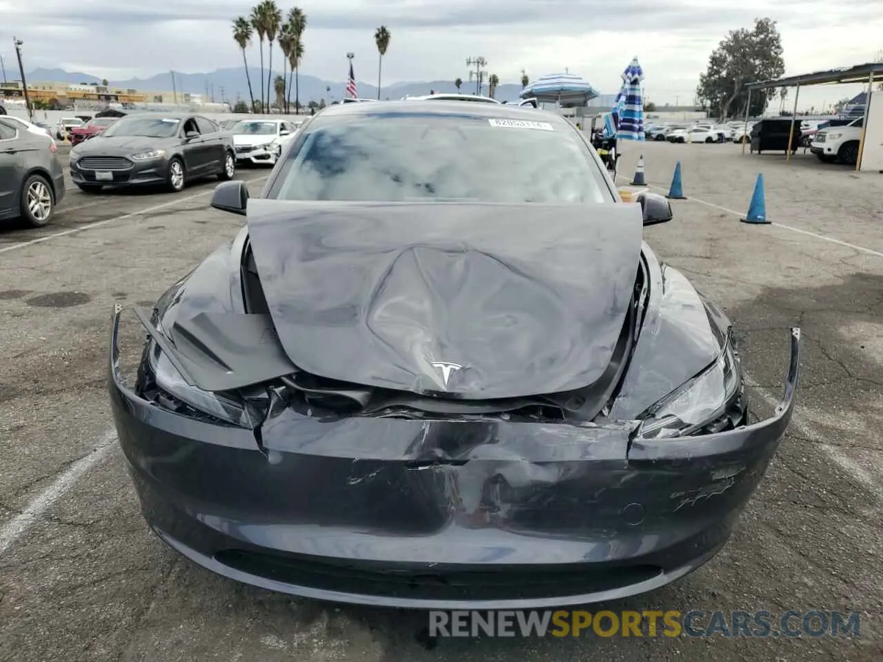 5 fotografías del automóvil dañado 5YJ3E1EB4RF760266 TESLA MODEL 3 2024