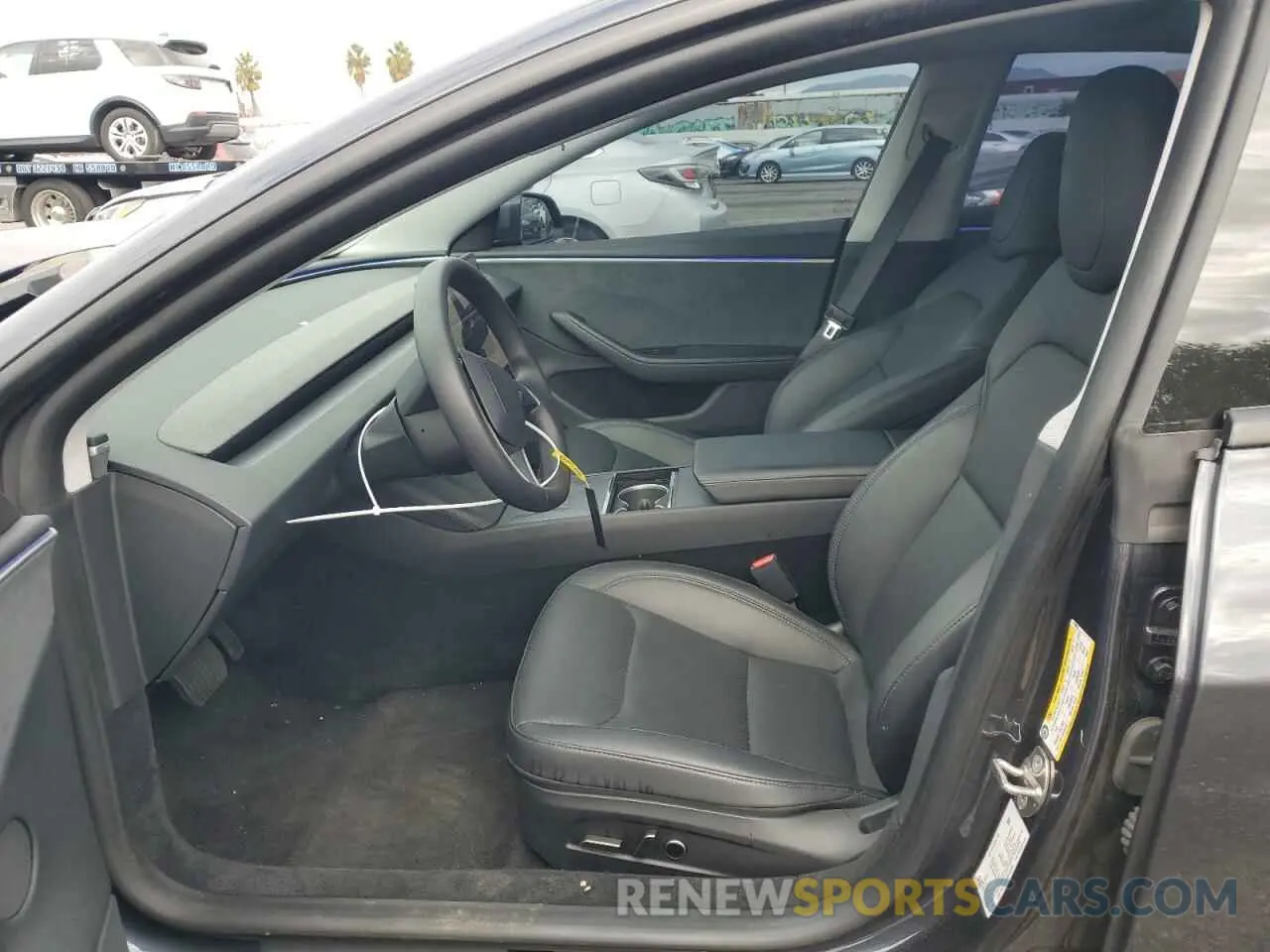 7 fotografías del automóvil dañado 5YJ3E1EB4RF760266 TESLA MODEL 3 2024