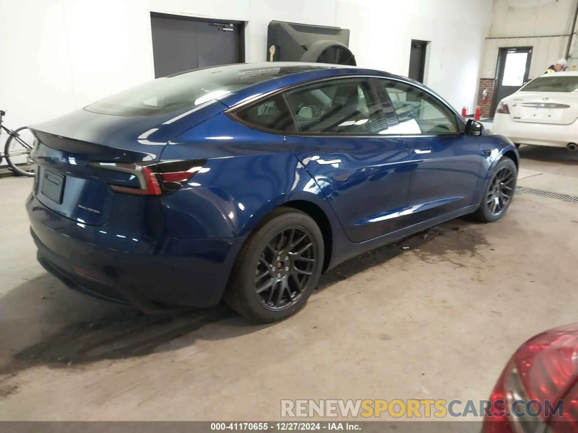 4 fotografías del automóvil dañado 5YJ3E1EB4RF790335 TESLA MODEL 3 2024