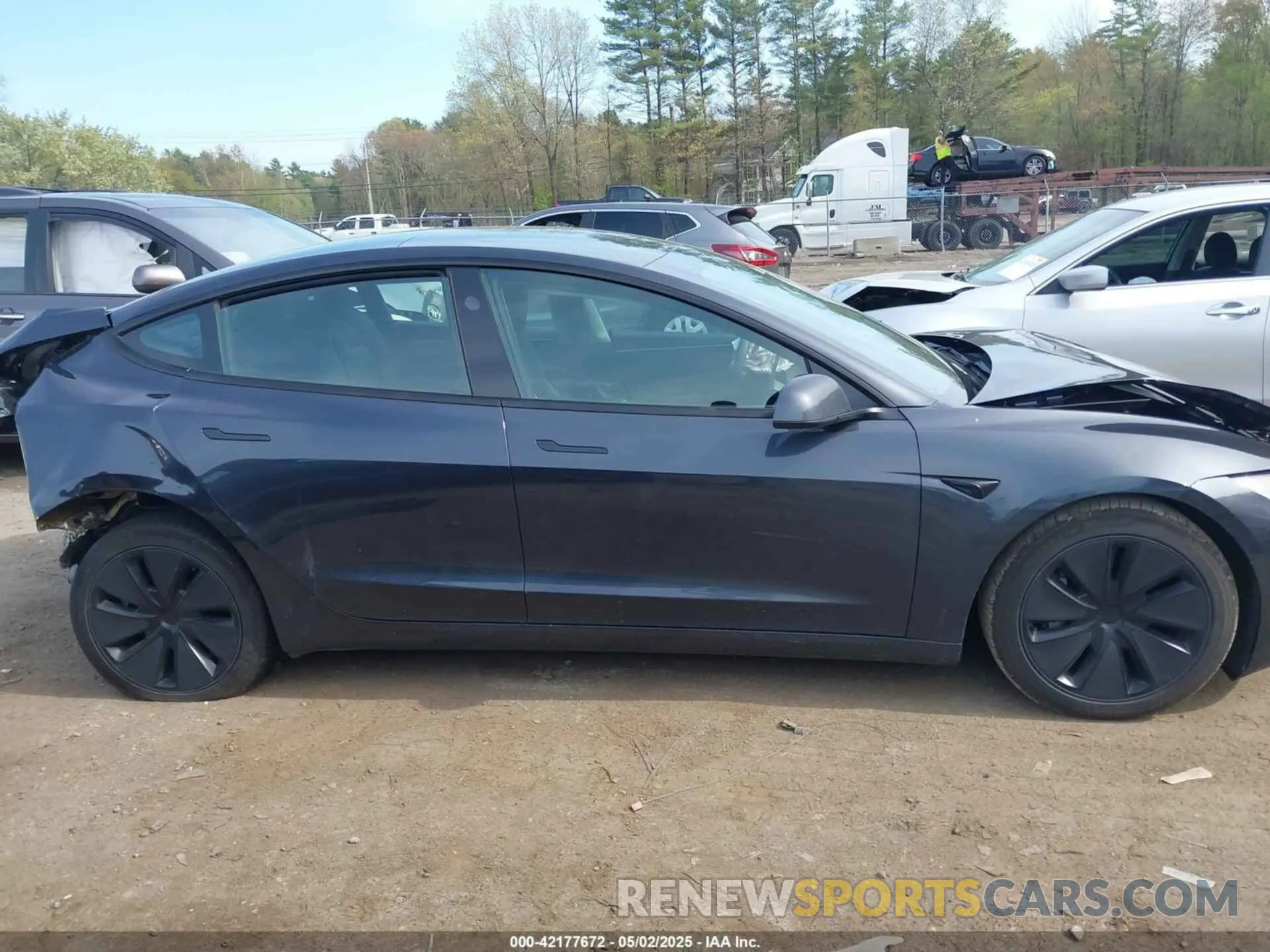 13 fotografías del automóvil dañado 5YJ3E1EB4RF796636 TESLA MODEL 3 2024