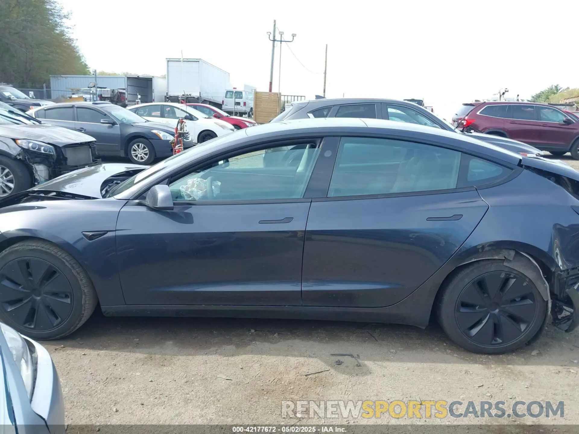 14 fotografías del automóvil dañado 5YJ3E1EB4RF796636 TESLA MODEL 3 2024