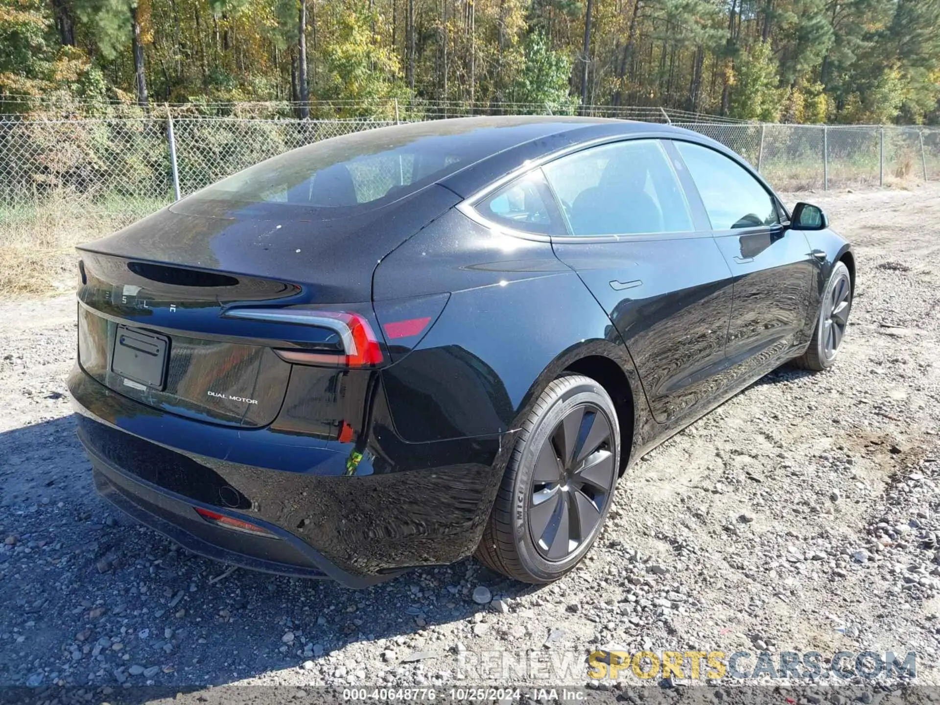 4 fotografías del automóvil dañado 5YJ3E1EB4RF807974 TESLA MODEL 3 2024