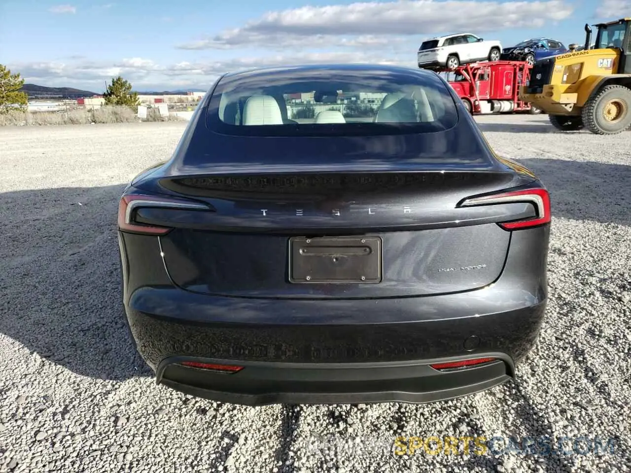 6 fotografías del automóvil dañado 5YJ3E1EB4RF809143 TESLA MODEL 3 2024