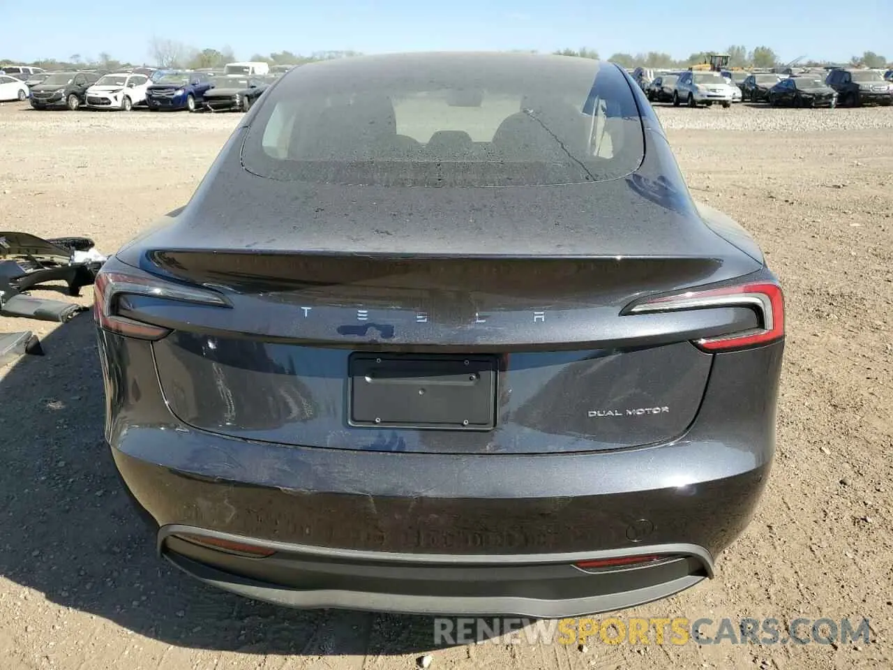 6 fotografías del automóvil dañado 5YJ3E1EB4RF811927 TESLA MODEL 3 2024