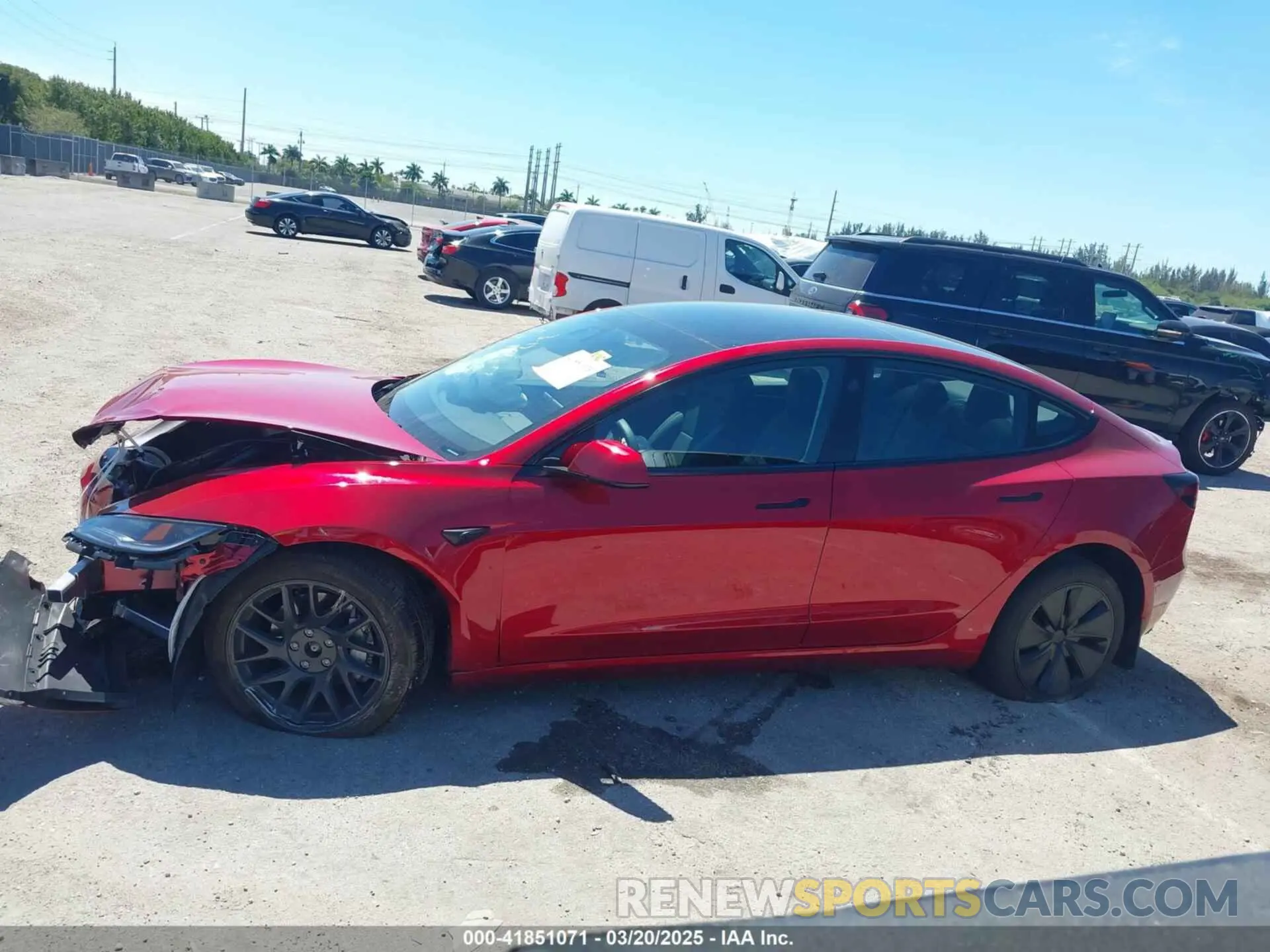 13 fotografías del automóvil dañado 5YJ3E1EB4RF812673 TESLA MODEL 3 2024