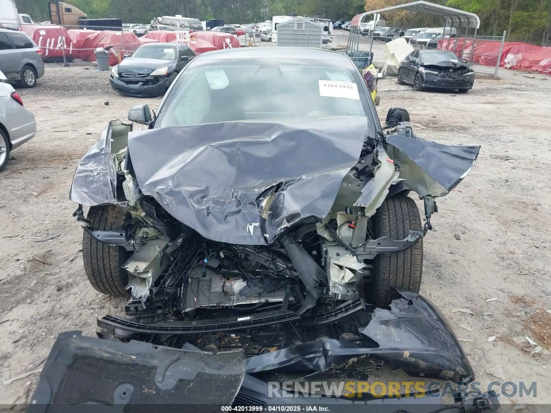11 fotografías del automóvil dañado 5YJ3E1EB4RF864093 TESLA MODEL 3 2024