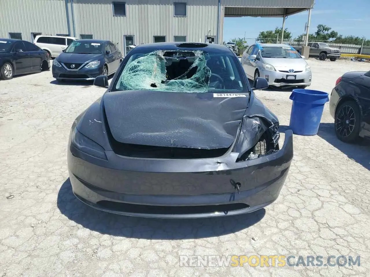 5 fotografías del automóvil dañado 5YJ3E1EB5RF735795 TESLA MODEL 3 2024