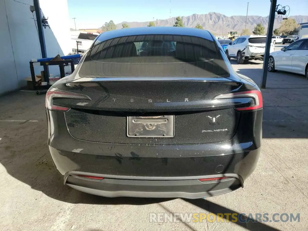 6 fotografías del automóvil dañado 5YJ3E1EB5RF736011 TESLA MODEL 3 2024