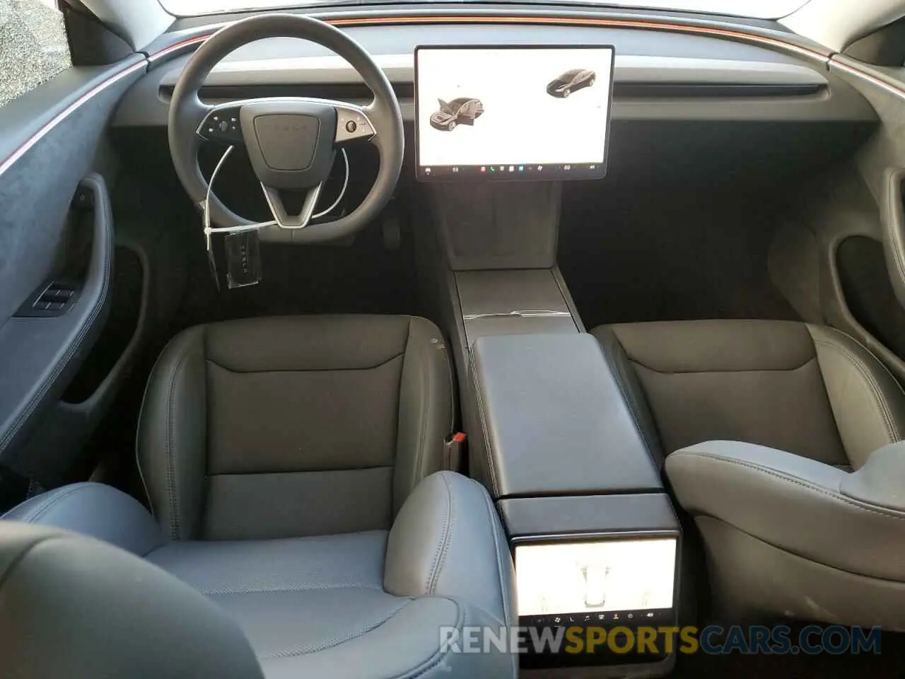 8 fotografías del automóvil dañado 5YJ3E1EB5RF736011 TESLA MODEL 3 2024