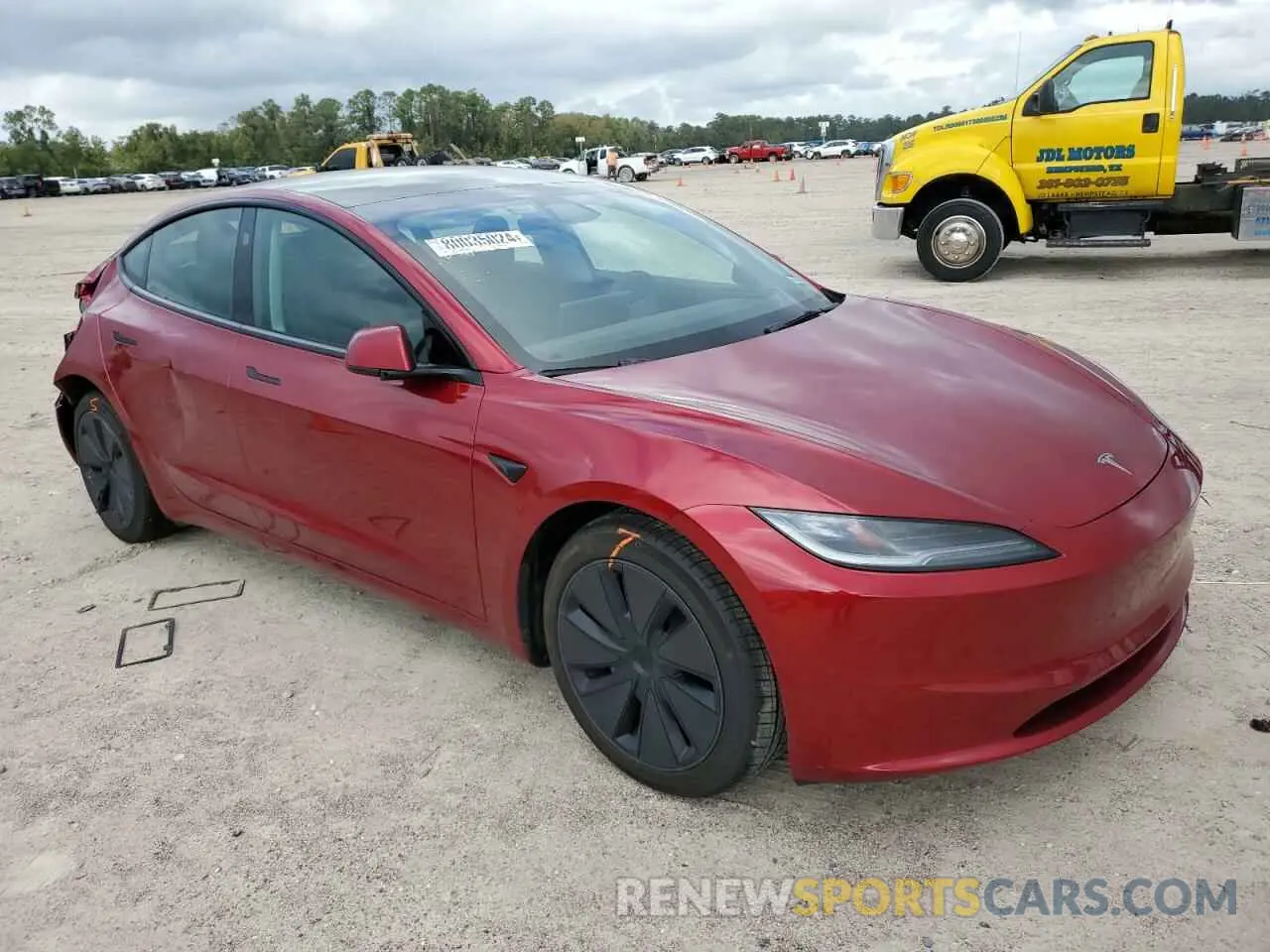 4 fotografías del automóvil dañado 5YJ3E1EB5RF793678 TESLA MODEL 3 2024