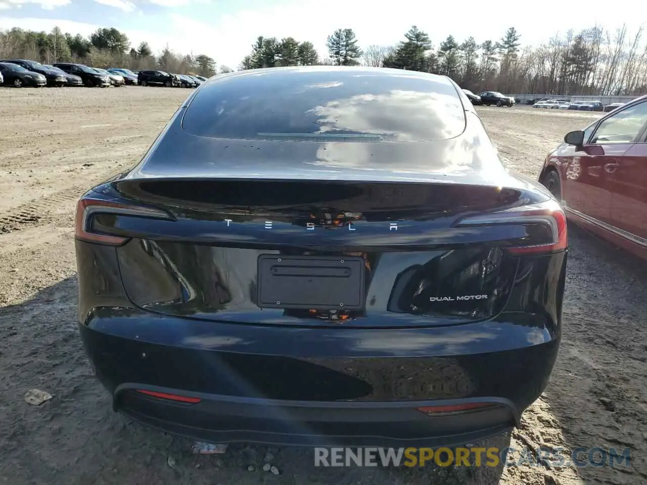6 fotografías del automóvil dañado 5YJ3E1EB5RF815615 TESLA MODEL 3 2024