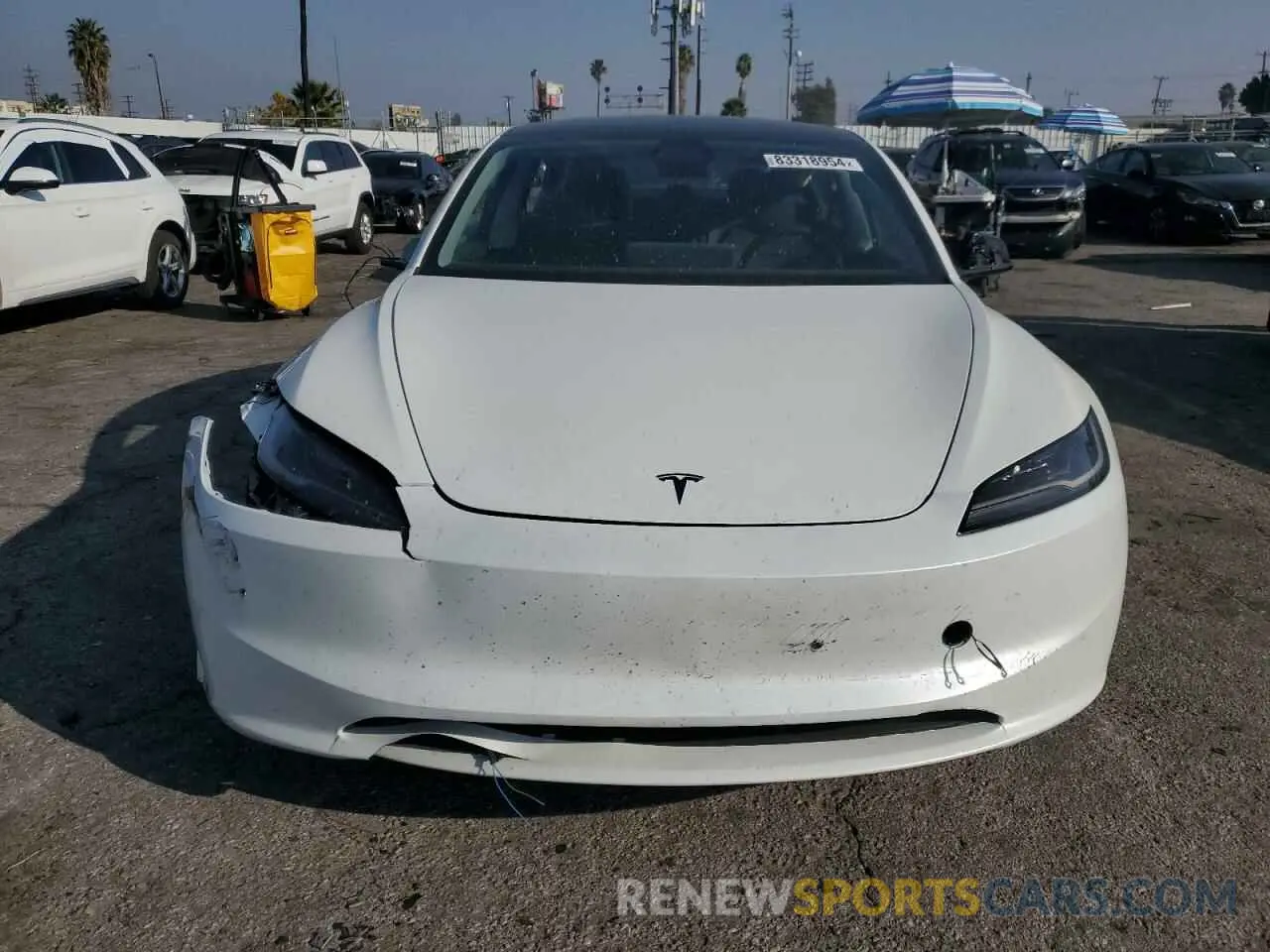 5 fotografías del automóvil dañado 5YJ3E1EB5RF817218 TESLA MODEL 3 2024