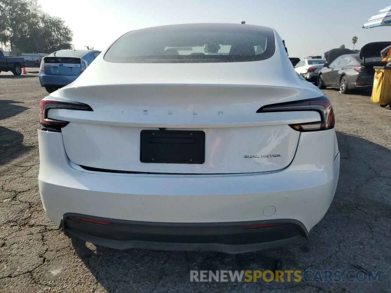 6 fotografías del automóvil dañado 5YJ3E1EB5RF817218 TESLA MODEL 3 2024