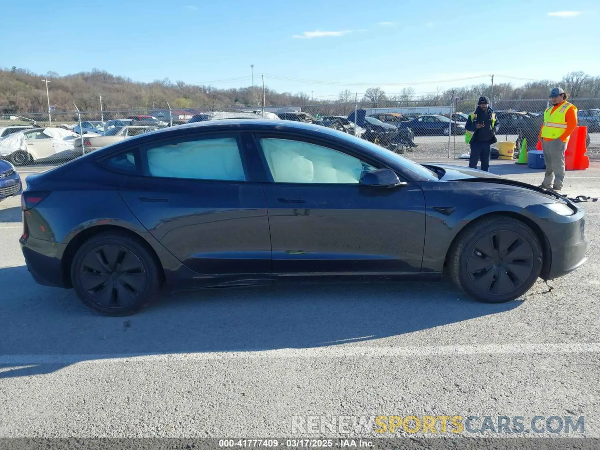 13 fotografías del automóvil dañado 5YJ3E1EB6RF722229 TESLA MODEL 3 2024
