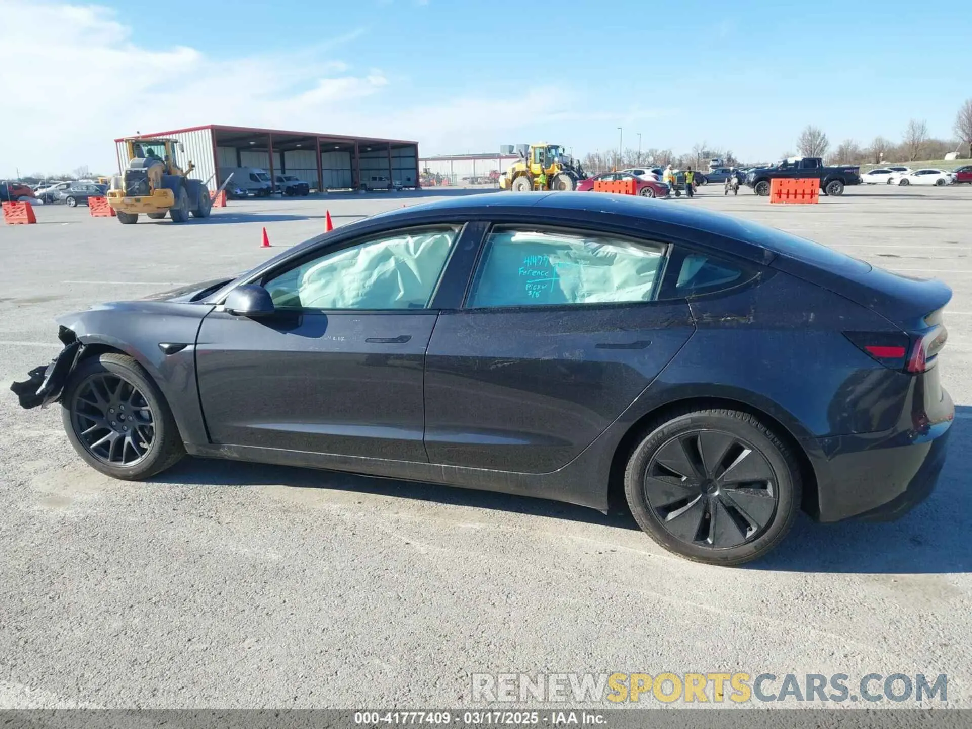 14 fotografías del automóvil dañado 5YJ3E1EB6RF722229 TESLA MODEL 3 2024