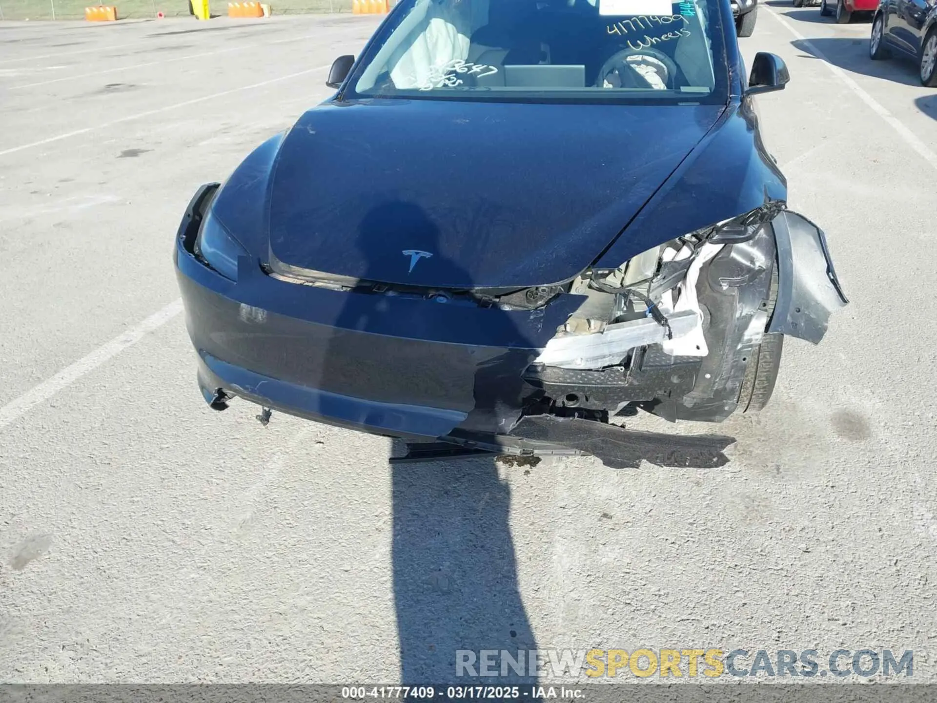 19 fotografías del automóvil dañado 5YJ3E1EB6RF722229 TESLA MODEL 3 2024