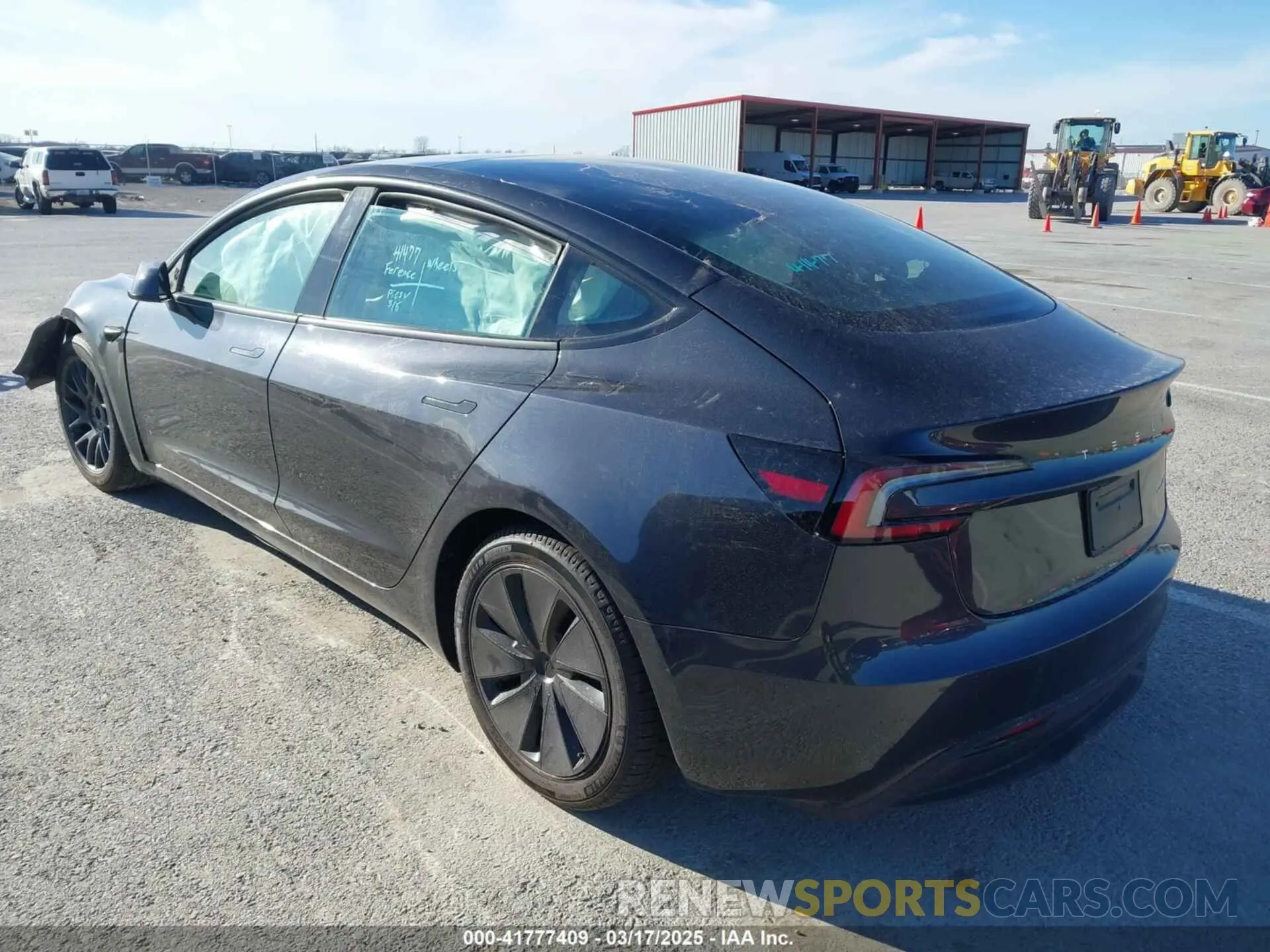 3 fotografías del automóvil dañado 5YJ3E1EB6RF722229 TESLA MODEL 3 2024