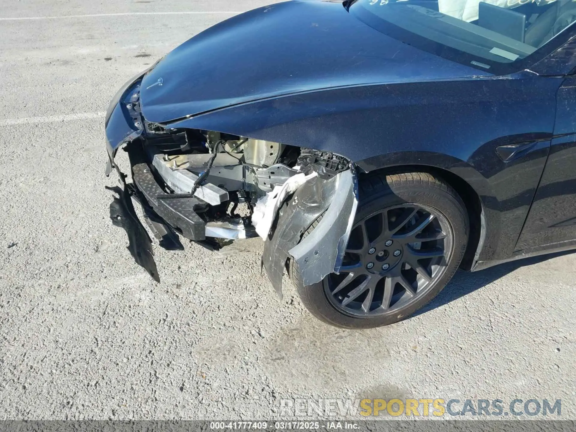 6 fotografías del automóvil dañado 5YJ3E1EB6RF722229 TESLA MODEL 3 2024