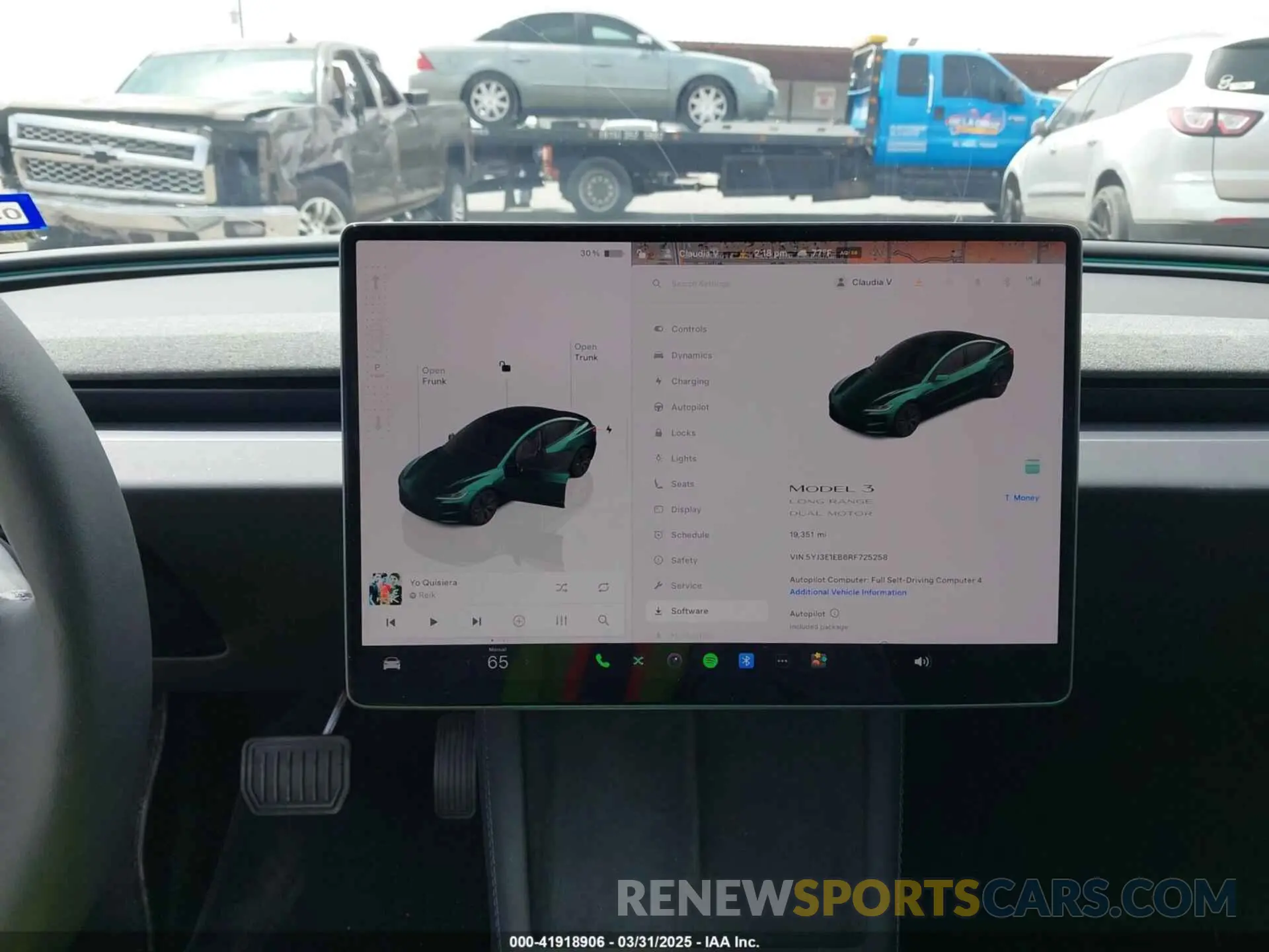 18 fotografías del automóvil dañado 5YJ3E1EB6RF725258 TESLA MODEL 3 2024