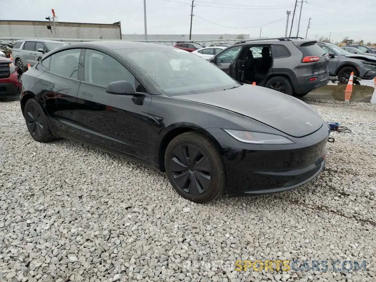 4 fotografías del automóvil dañado 5YJ3E1EB6RF731741 TESLA MODEL 3 2024