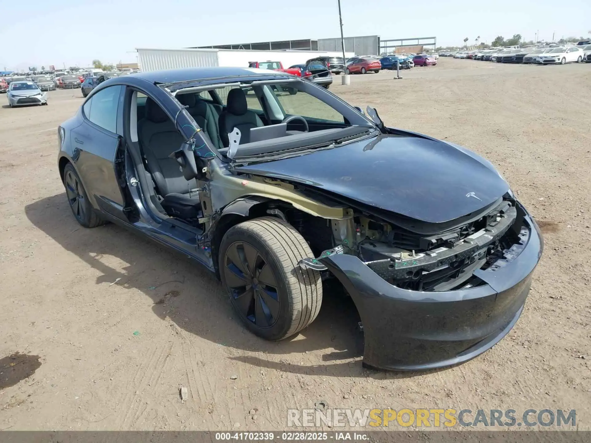 1 fotografías del automóvil dañado 5YJ3E1EB6RF745736 TESLA MODEL 3 2024