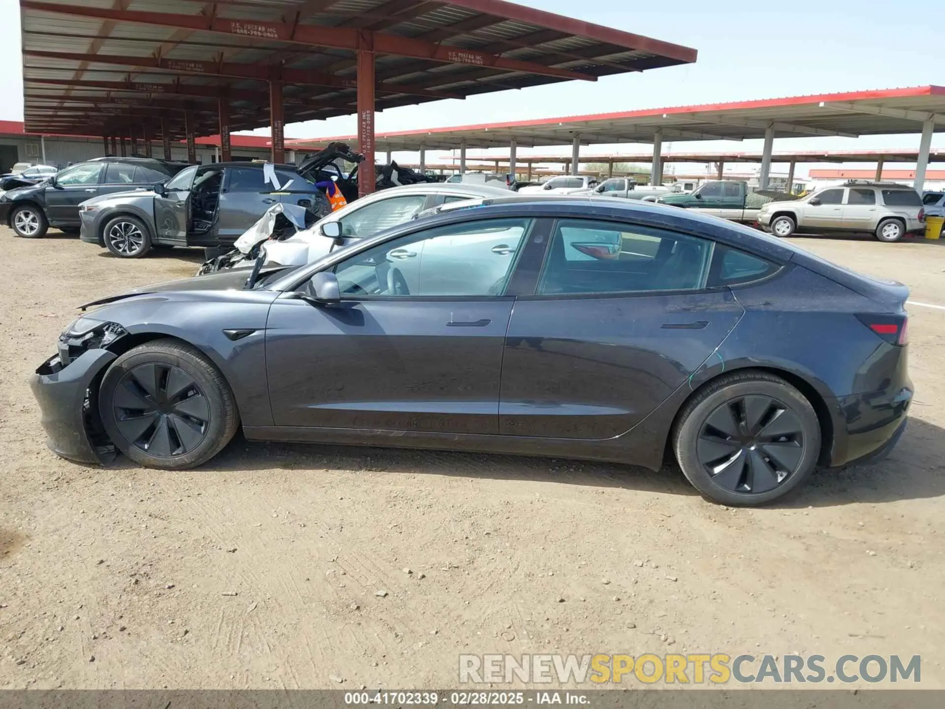 13 fotografías del automóvil dañado 5YJ3E1EB6RF745736 TESLA MODEL 3 2024
