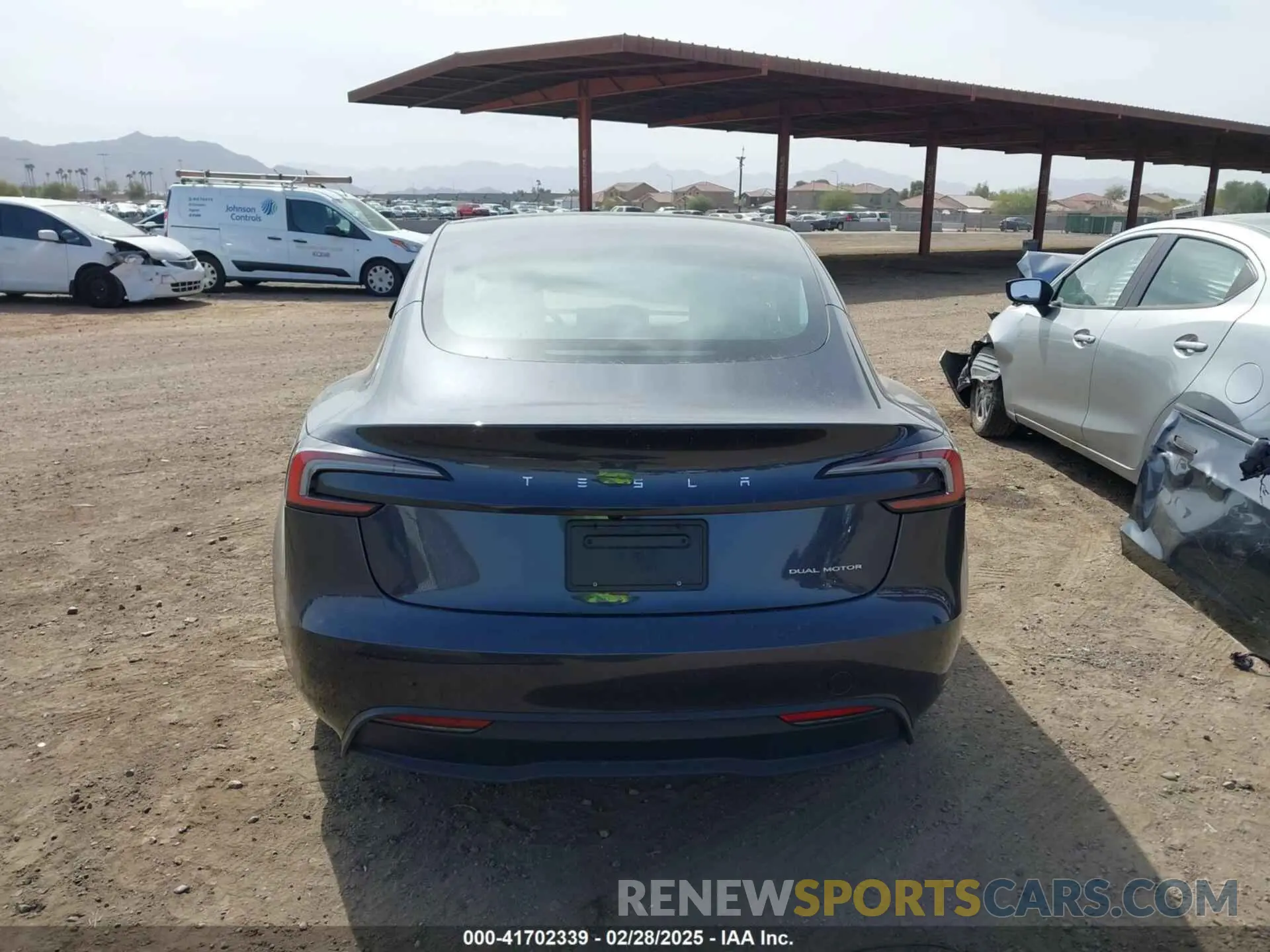 15 fotografías del automóvil dañado 5YJ3E1EB6RF745736 TESLA MODEL 3 2024