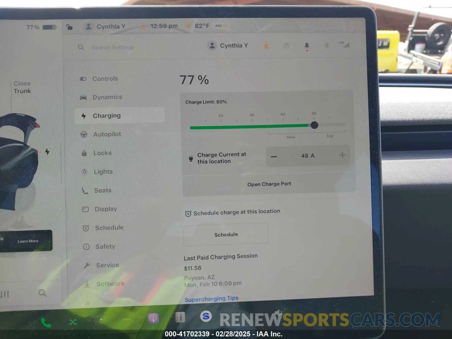 16 fotografías del automóvil dañado 5YJ3E1EB6RF745736 TESLA MODEL 3 2024