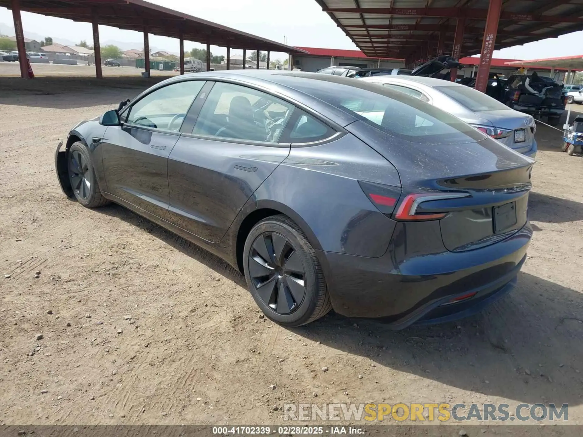 3 fotografías del automóvil dañado 5YJ3E1EB6RF745736 TESLA MODEL 3 2024