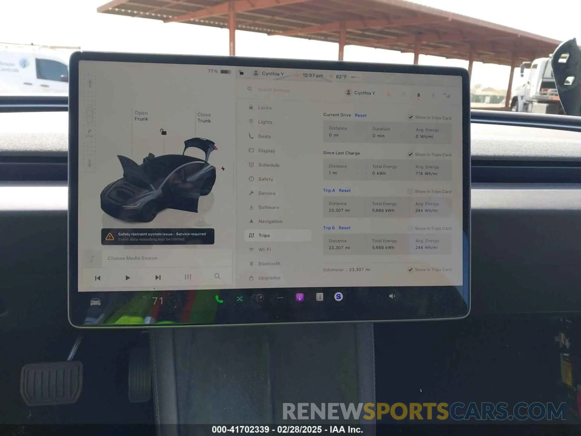 7 fotografías del automóvil dañado 5YJ3E1EB6RF745736 TESLA MODEL 3 2024