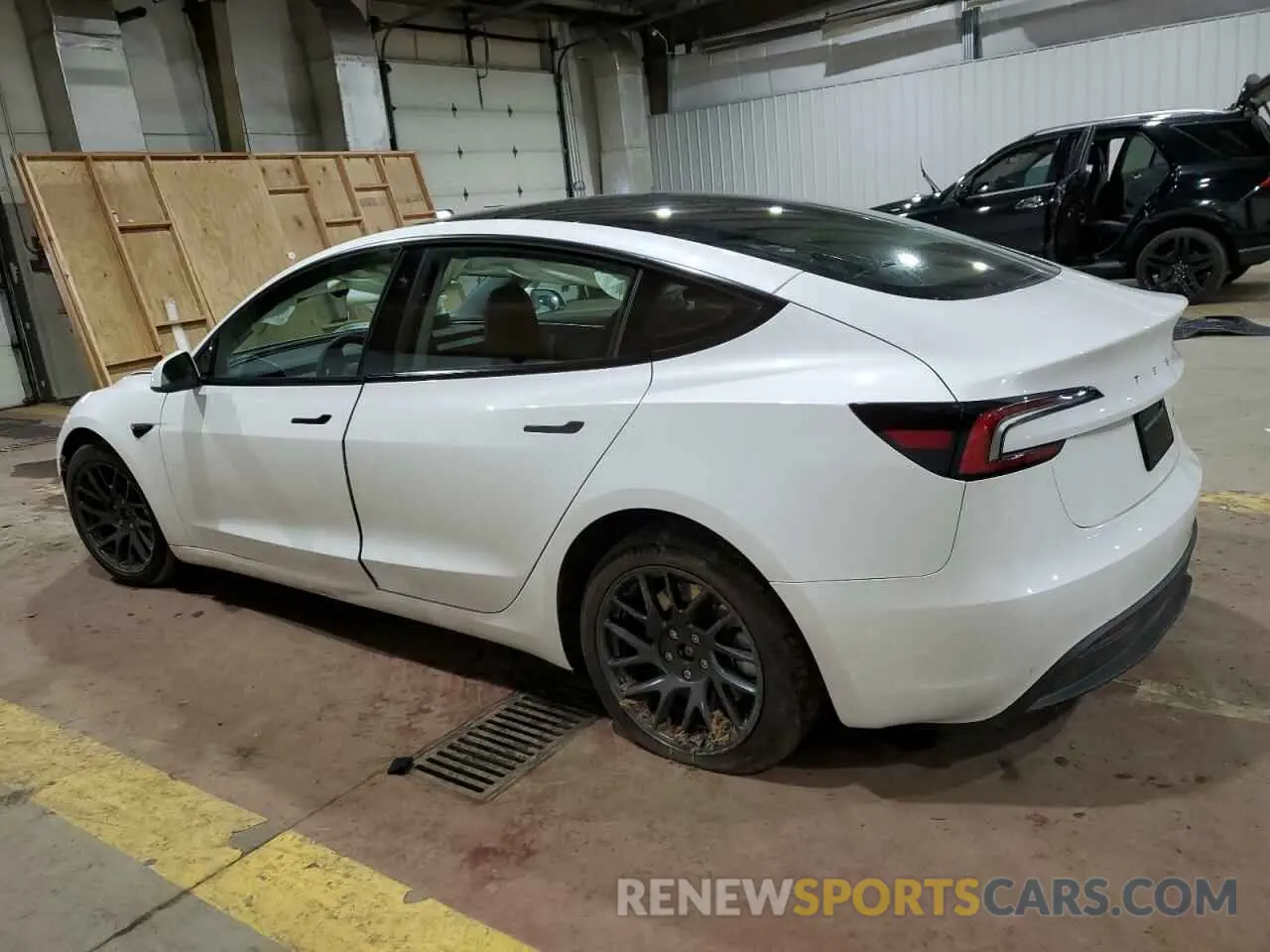 2 fotografías del automóvil dañado 5YJ3E1EB6RF770801 TESLA MODEL 3 2024