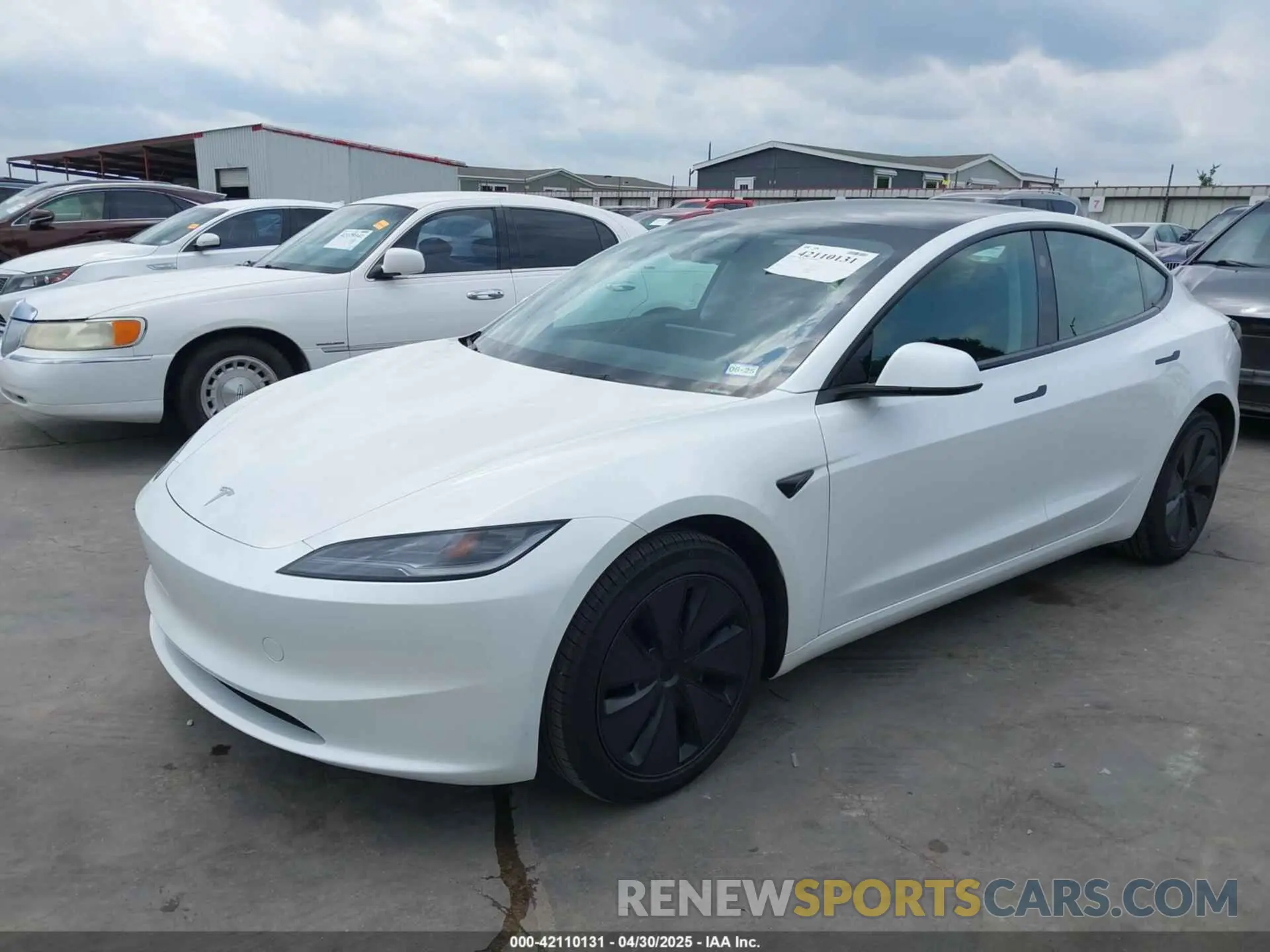 2 fotografías del automóvil dañado 5YJ3E1EB6RF795164 TESLA MODEL 3 2024