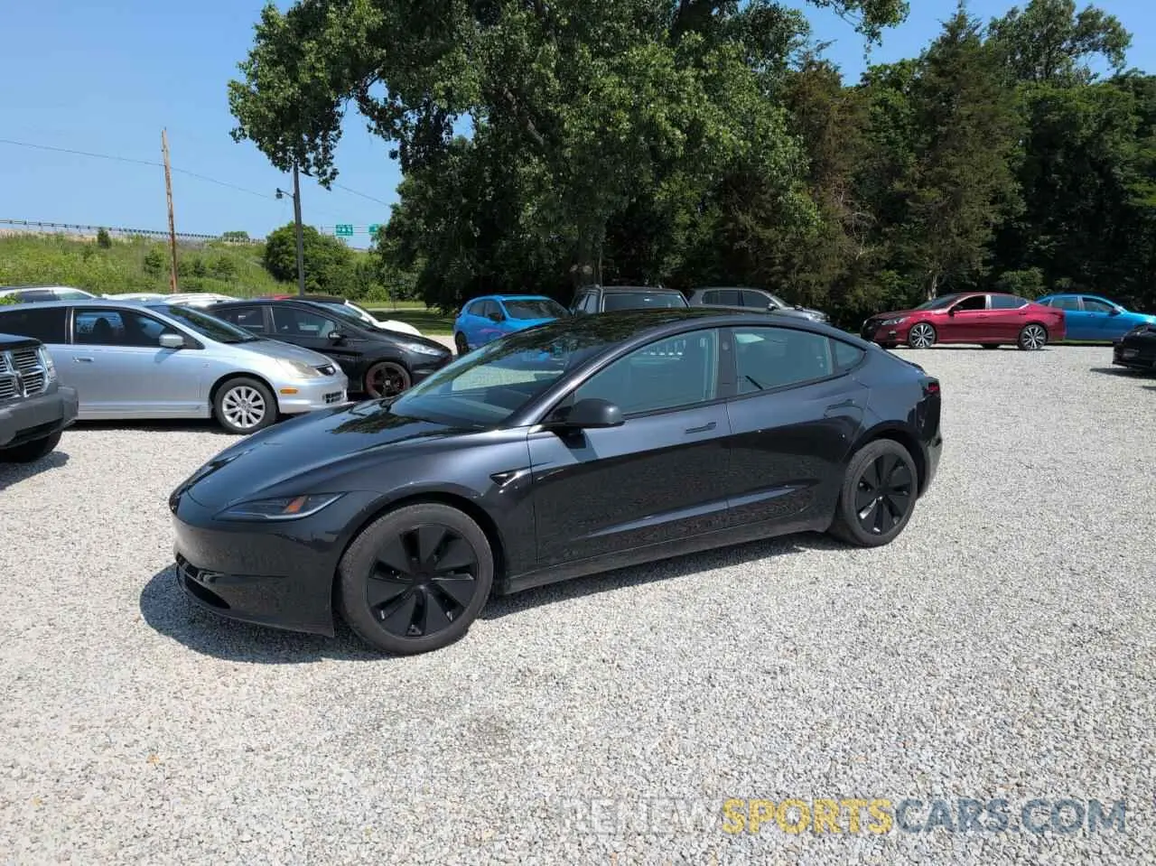 2 fotografías del automóvil dañado 5YJ3E1EB6RF796279 TESLA MODEL 3 2024