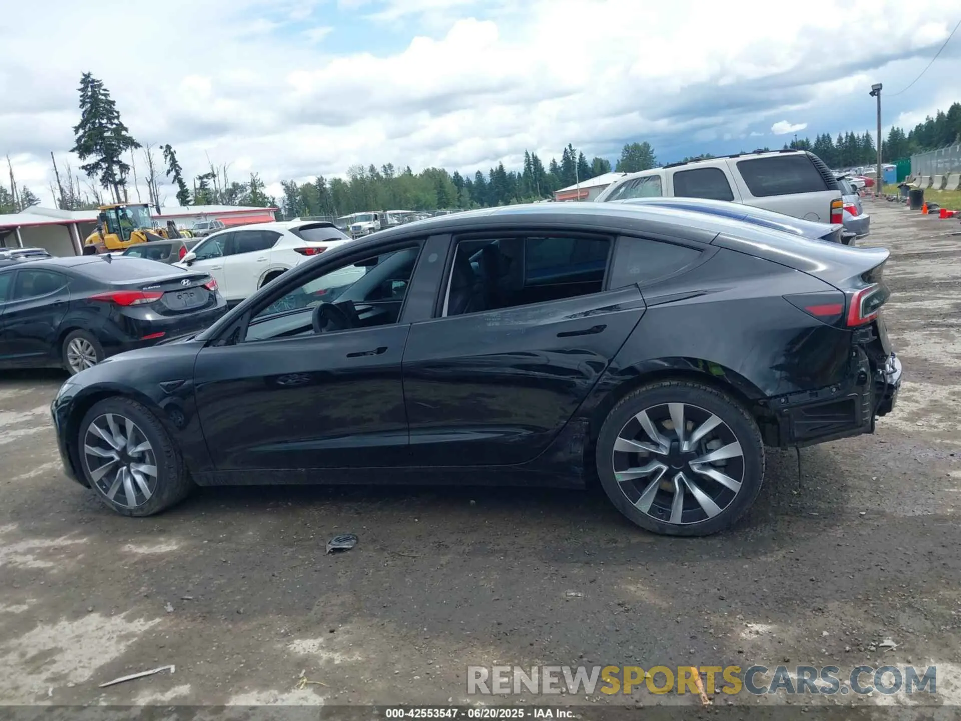 15 fotografías del automóvil dañado 5YJ3E1EB6RF797223 TESLA MODEL 3 2024