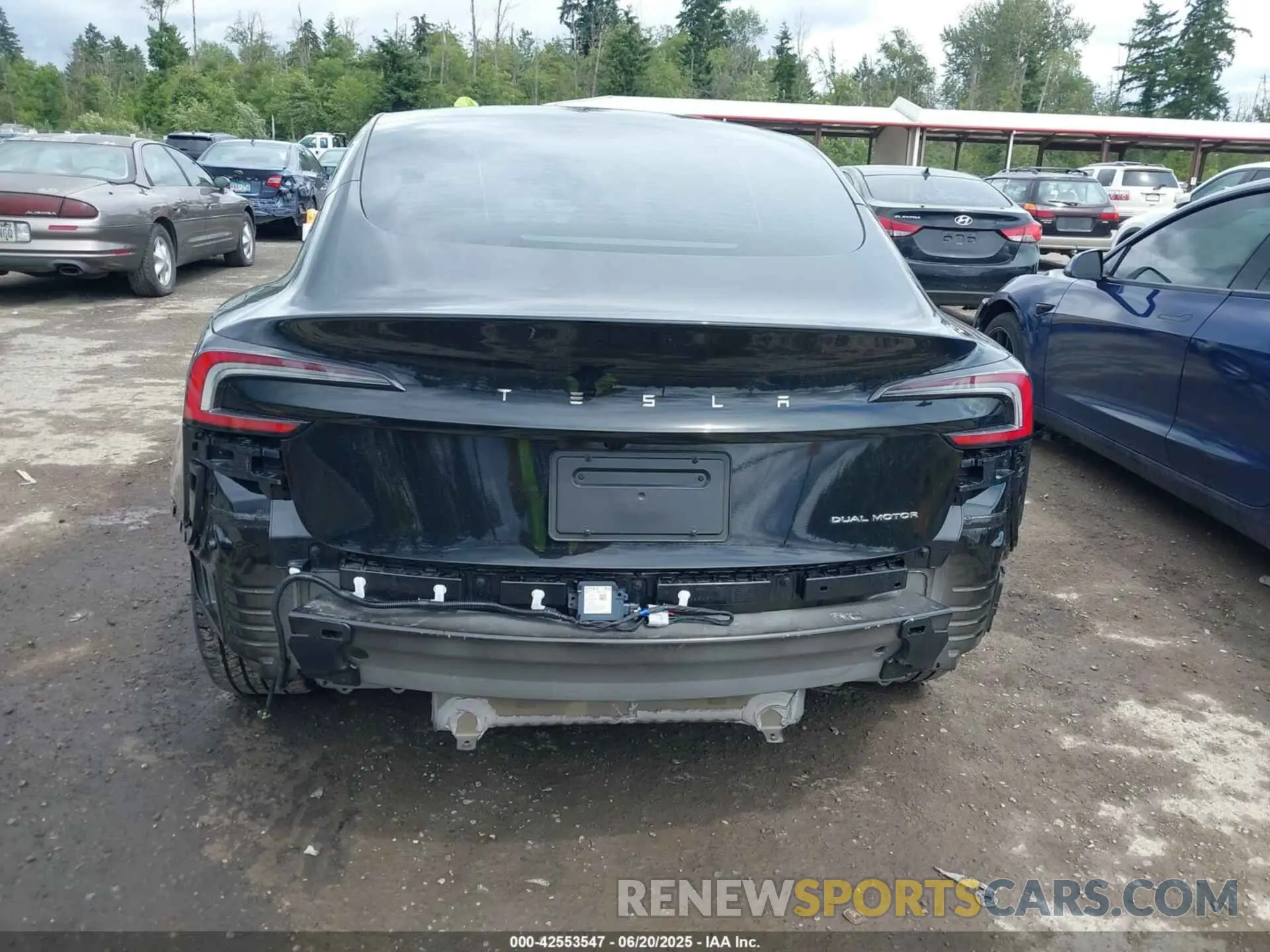 17 fotografías del automóvil dañado 5YJ3E1EB6RF797223 TESLA MODEL 3 2024